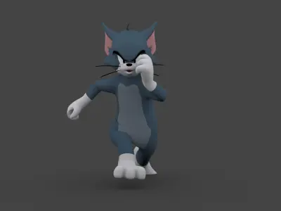 TOMZ-005 Running animation 3D model