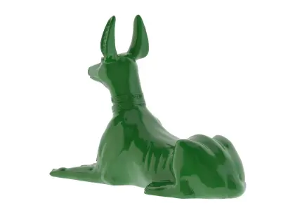 Egyptian God Anubis Dog 3D Print 3D print model