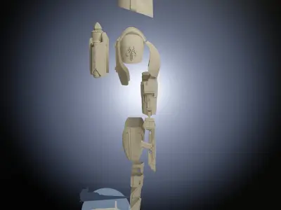 Bo Katan Kryze Full Armour 3D Print iles 3D print model