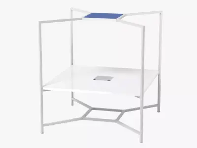 HUB Office Table 3D model