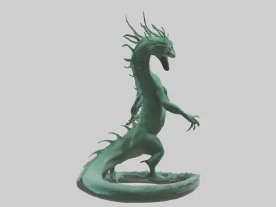 Basilisk Model 1 Low-poly 3D model