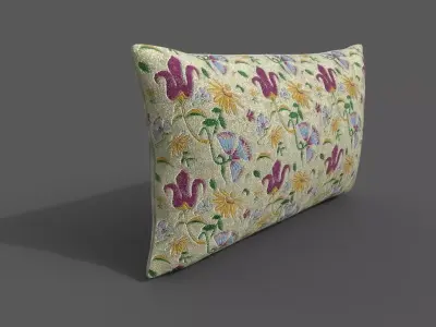 Cushion furniture Low-poly 3D model purchase