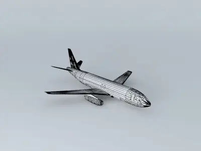 Template - Dassault Mercure 100 v1 5 Free 3D model