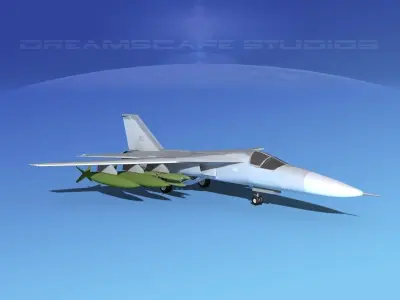 General Dynamics FB-111 Aardvark V05 3D model