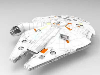 Millennium Falcon 3D model