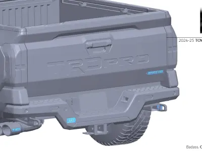 2016 TOYOTA TUNDRA TRD Pro Trophy Truck 3D Scan Surface Data 3D model