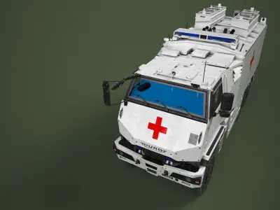 Mowag Durro III Ambulance 3D model