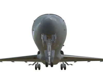 Raytheon - RAF SENTINEL R1 - ZJ693 - Airborne Stand-off Radar - Low-poly 3D model