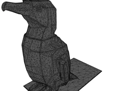 Low Poly Penguin 3D Model Low-poly 3D model