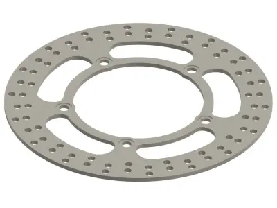 Brake disc TRW MST203 3D model