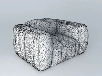 Armchair Dundo Free 3D model