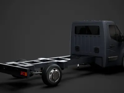 Vauxhall Movano SingleCab SW E30 Chassis 2014 3D model