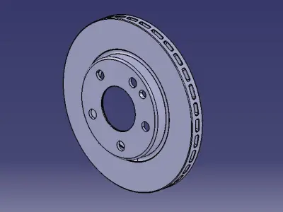 Disk brake Mercedes-Benz Class A160 Free 3D model