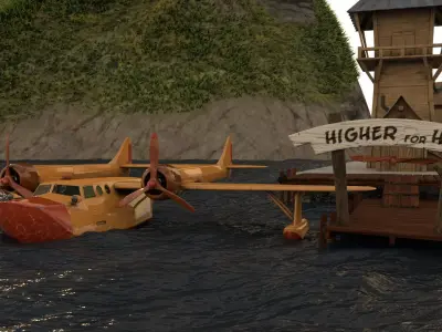 The Sea Duck 3D model