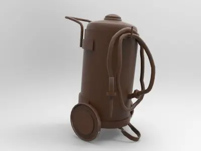 balloon fire extinguisher 3D print model