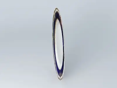 TITANIC 1st Class Gold Dinner Plate Relic Free 3D model