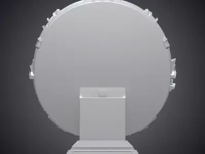 Sci-Fi Female Warrior Bust Tech-Ornate Portal Edition PM-351 3D print model