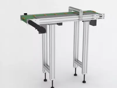 Special type belt machine 3D model