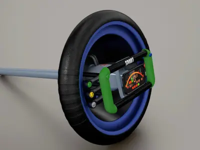 Steering Wheel Racing 3D model