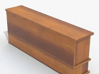 hinged shelf 3D model