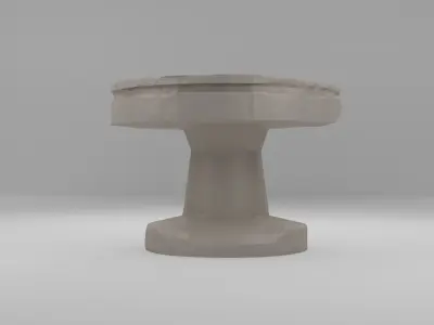 Stone Table Free 3D print model