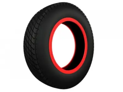 Vintage Classic Sport Tire 3D model