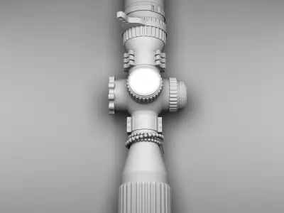 Binoculars Low-poly 3D model