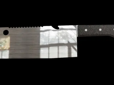 Knife Free low-poly 3D model 11