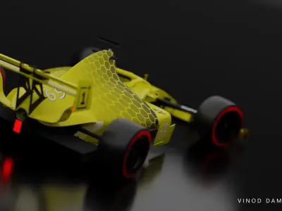 Mercedes Benz MCLaren Formula 1 Free 3D model