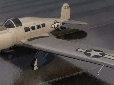 Lockheed Model 9 Orion - UC-85 3D model