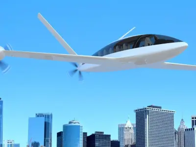 Electric Aircraft Alice Eviation Panoramic with Interior 3D model