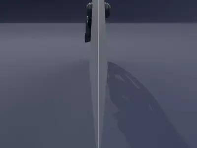 Gerber Paraframe Tactical Knife fro Game Ready 3D Model Pack Low-poly 3D model