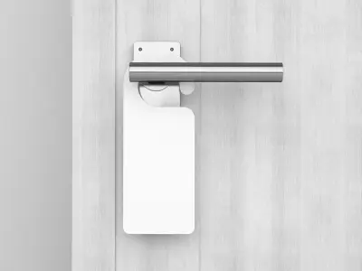 Hanger On Door  3D model