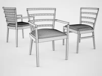 Knoll de Armas Chair Collection Free 3D model