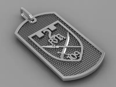 jewelry pendant second company v0016 3D print model