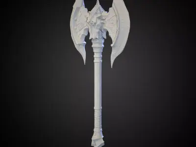 Stylized Axe 24 3D model