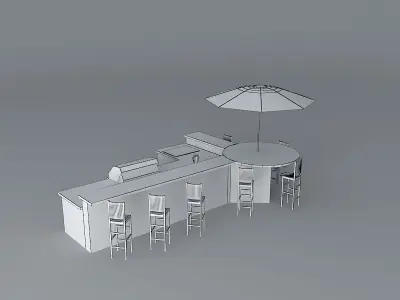 The Darvey grill Free 3D model