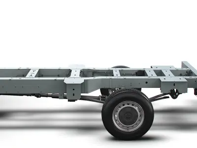 Nissan Interstar SingleCab L3 Chassis 2024 3D model