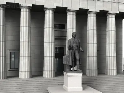 Federal Hall New York - 3D Building Models 3D model