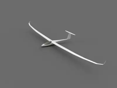 JS2 Revenant 6m Scale Sailplane 3D print model