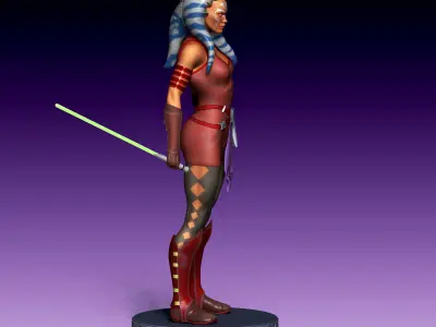 Ahsoka Tano from Star Wars for 3D printing 3D print model