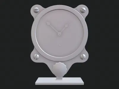 WWII Aircraft Clock 3D model