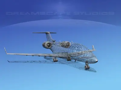 Bombardier VC-143 US Coast Guard 3D model