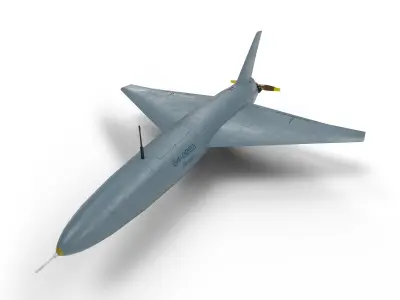 arash drone lowpoly Low-poly 3D model