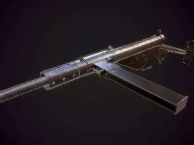 Sten MK2 smg 3D model