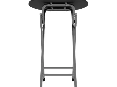 Folding round table  Free 3D model
