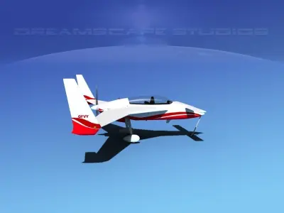 Rutan Long-EZ V11 3D model