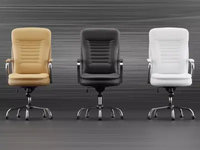 Realistic office chair with multiple colors Low-poly  Free low-poly 3D model