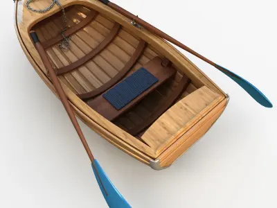 Boat stylized 3D model