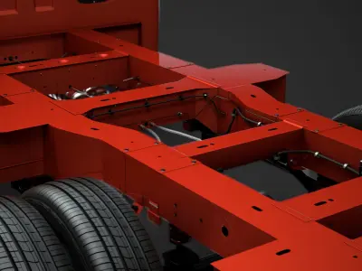 Nissan NV400 SingleCab DW E20 Chassis 2020 3D model